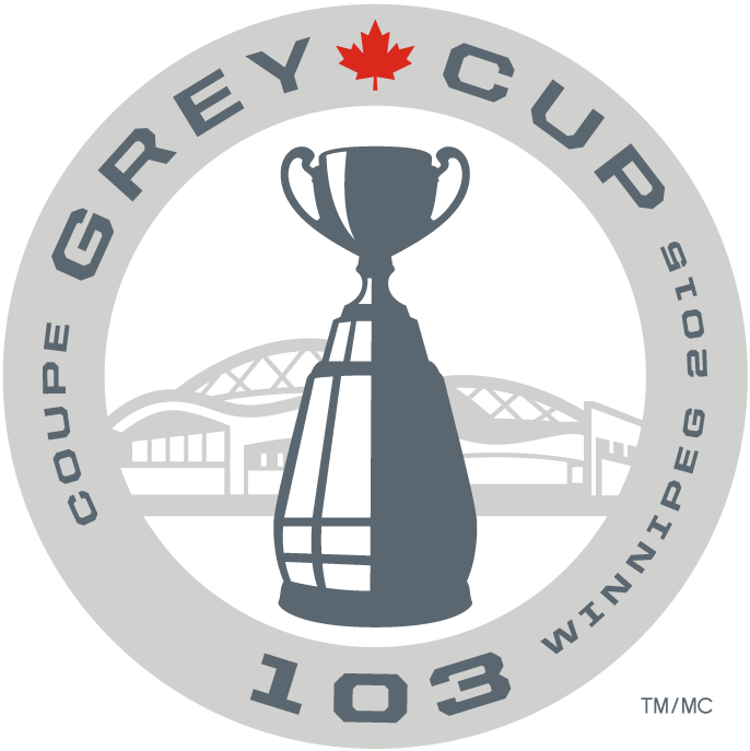 grey cup 2015 primary logo t shirt iron on transfers